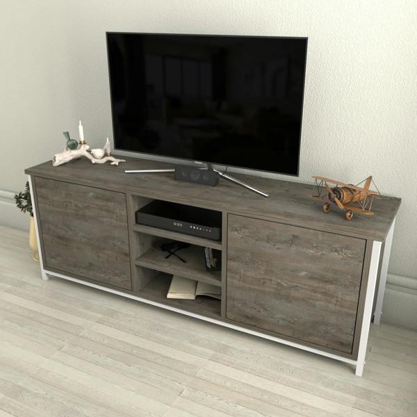 Decorotika Otis Modern Tv Stand TV Cabinet for TV's up to 63"
