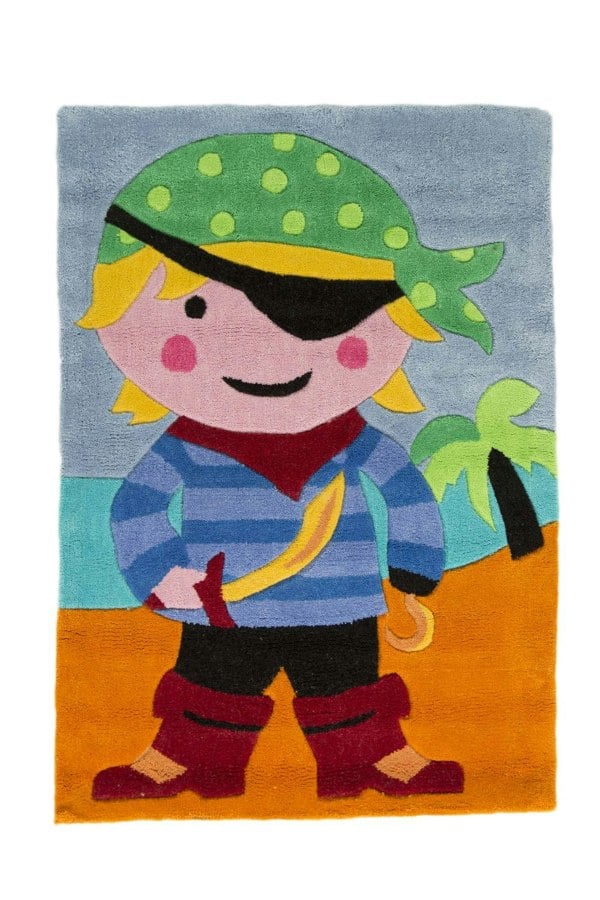 HomeSpace Direct Play Days Pirate Kids Childrens Play Rug