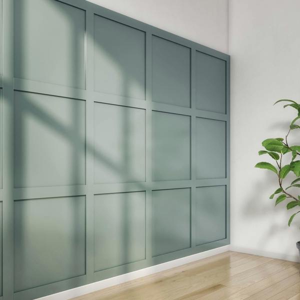 Cheshire Mouldings WPKT3 (MDF) Shaker Wall Panelling Kit (H) 1200mm (W) 63mm (T) 9mm