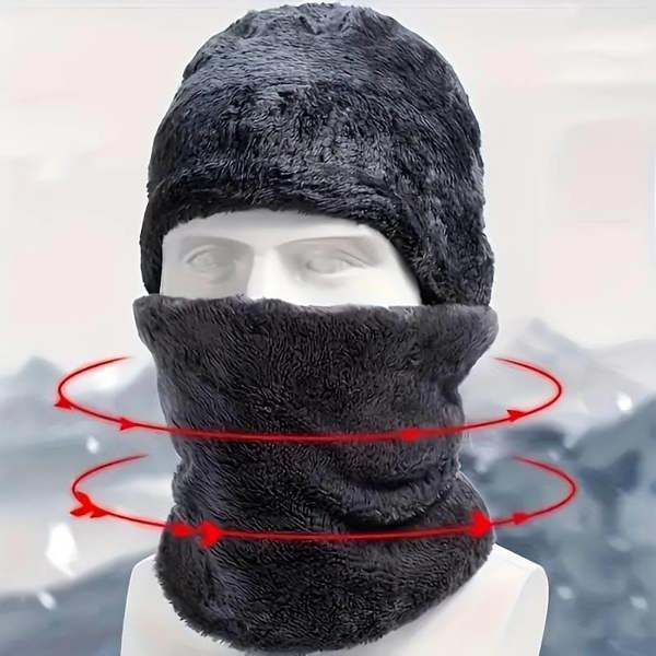 Dyzi 3-Piece Winter Essentials Set – Hat Gloves Snood Neck Warmer