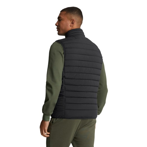 Lyle & Scott Mens Stretch Quilted Sports Gilet - Jet Black