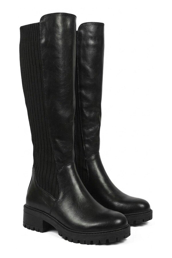 ikrush Aurelia Zip Up Knee High Boots