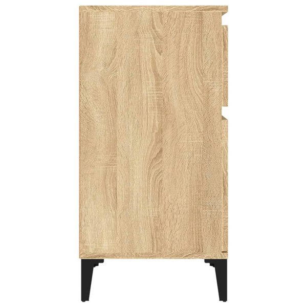 Berkfield Bedside Cabinet Sonoma Oak 40x35x70 cm