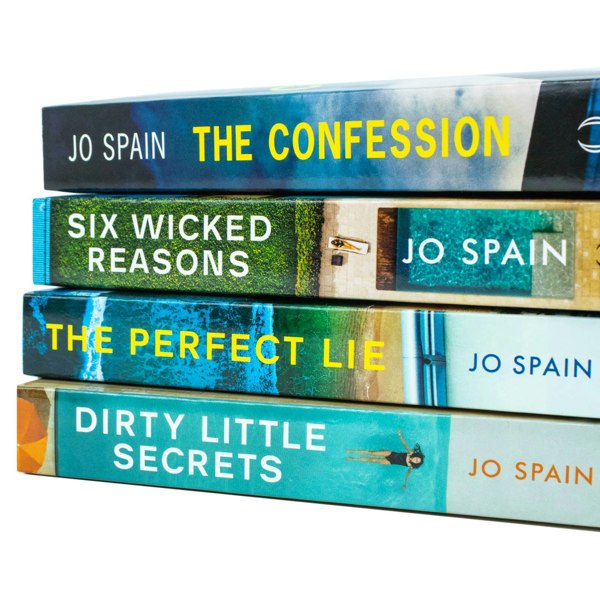 Jo Spain Series 4 Books The Confession, Six Wicked Reasons, The Perfect Lie, Dirty Little Secrets