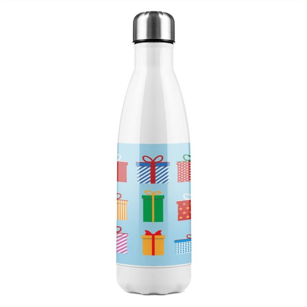 Benjamin Tate Design Golden Christmas Dining Stainless Steel Bottle