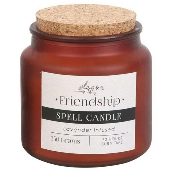 Something Different Friendship Lavender Spell Candle - White