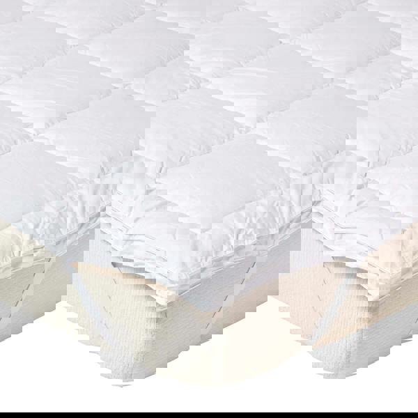 HOMESCAPES Pure Mulberry Silk Blend Mattress Topper 700GSM