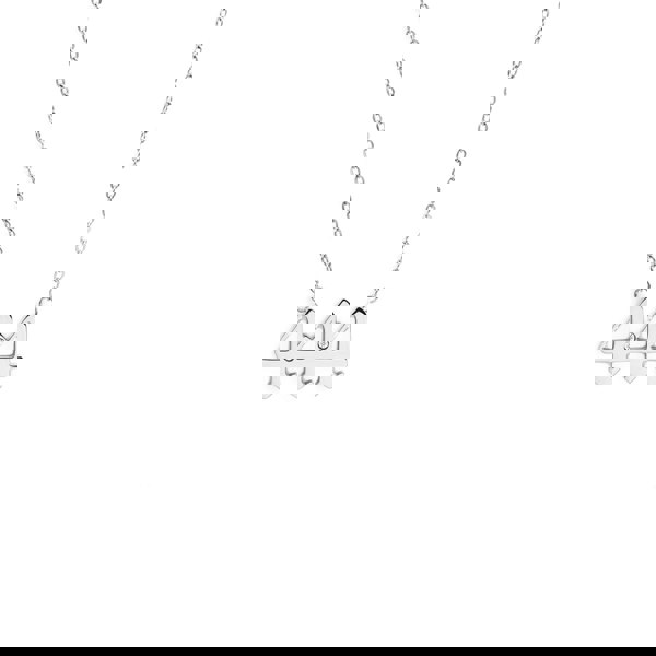 Say It With Angel Number Necklace - Silver 444