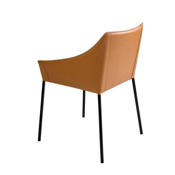 Angel Cerdá Brown leatherette chair 4144