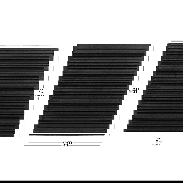 Nicoman Ribbed Harmony Indoor/Outdoor Entrance Door Mat