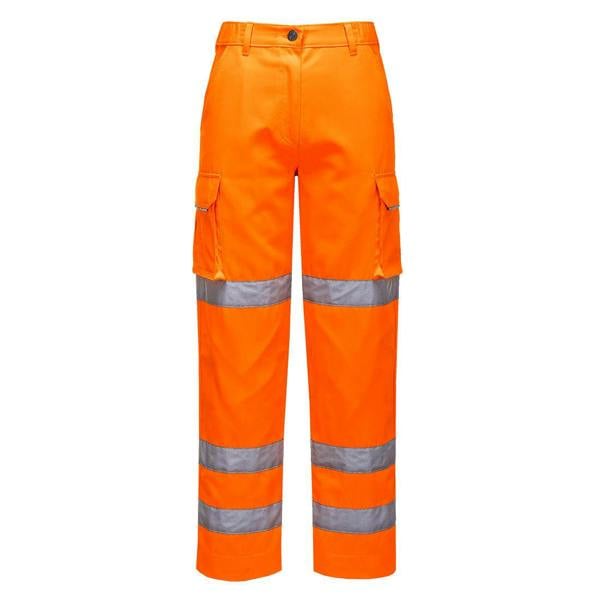 Hi-Vis Women's Three Band Work Trousers Portwest