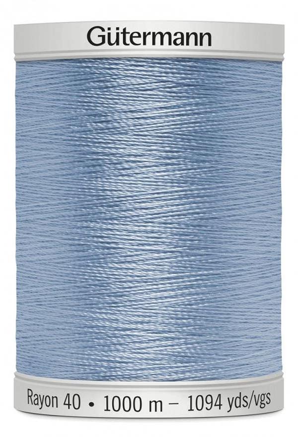 Gutermann No 40 Sulky Rayon Embroidery Thread 1000m Rayon Thread Suitable For Embroidery