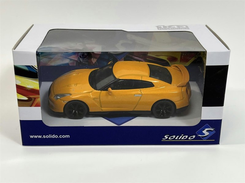 Solido Nissan GT-R Metallic Orange 1:43 Scale 4401200