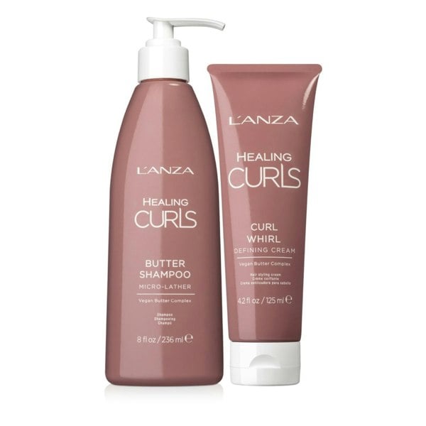 L'Anza Healing Curl Power Butter Shampoo + Curl Whirl