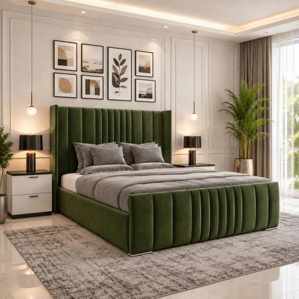 Paradise Beds Oxford Winged Divan Ottoman Bed
