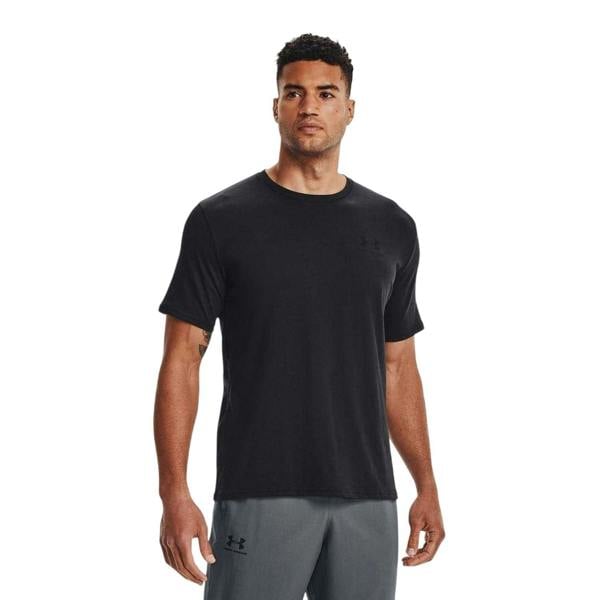 Under Armour Mens Sportstyle Chest Logo T-Shirt - Black - 