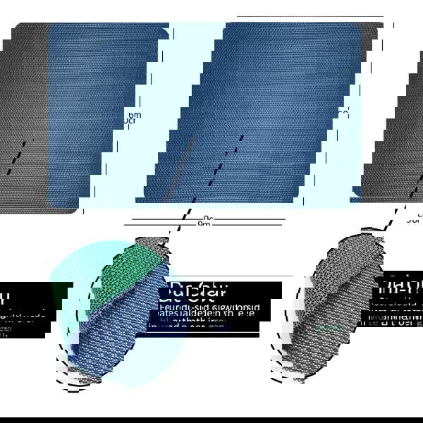 Nicoman Reversible Dual-Colour PVC Shower Bathroom Anti slip Mat