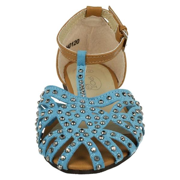 Spot On Girls Spot On T-Bar Diamante Sandals