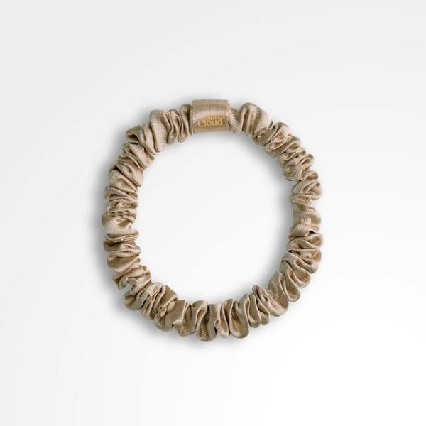 Silver Cloud Beauty Silver Cloud Skinny Hair Scrunchie Caramel 5 Pack