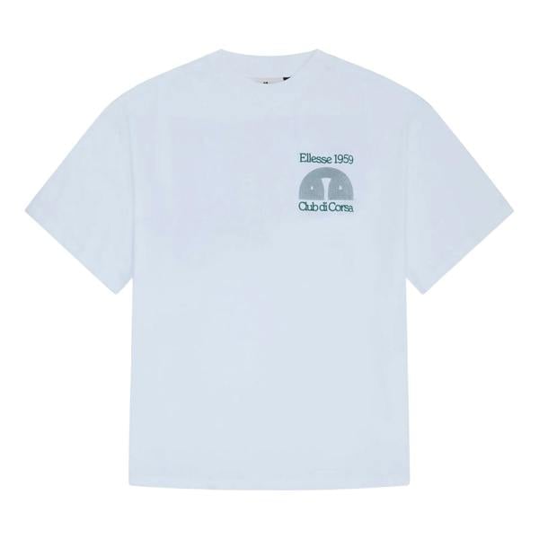 Ellesse Mens Club Di Corsa T-Shirt - White - 