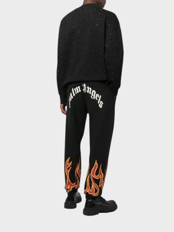 Palm Angels Gd Graffiti Flames Sweatpants