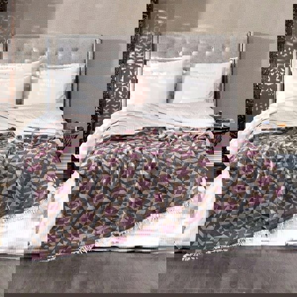 Cotton Throw, Purple