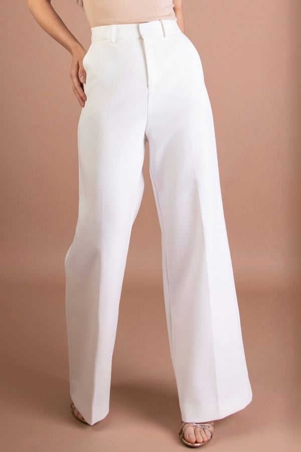 BALOU WOMENS WIDE LEG TROUSERS