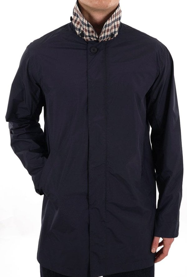 Aquascutum Men's Packable Trench Coat