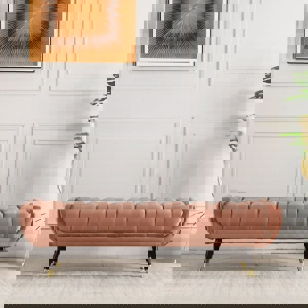 TB15 Orange Bench, Velvet-Rit Concept-Rit Concept