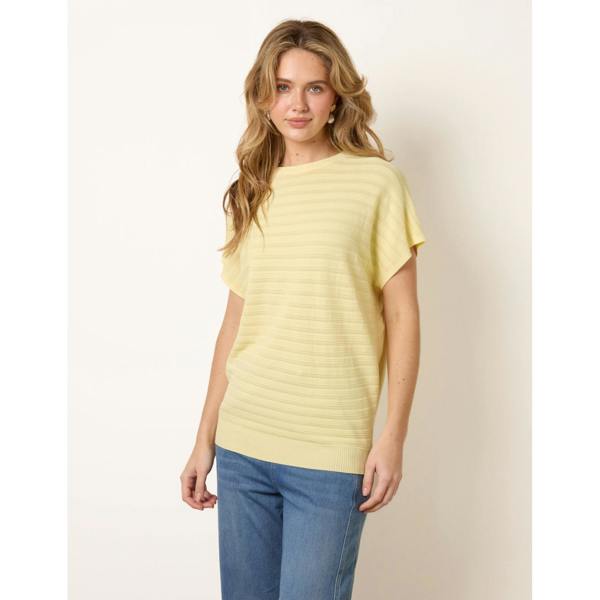 Blue Vanilla Textured Sleeveless Knit Top