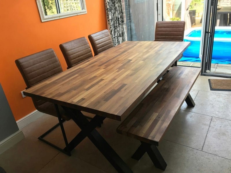 The Bespoke Carpentry Co Solid Walnut Dining Table