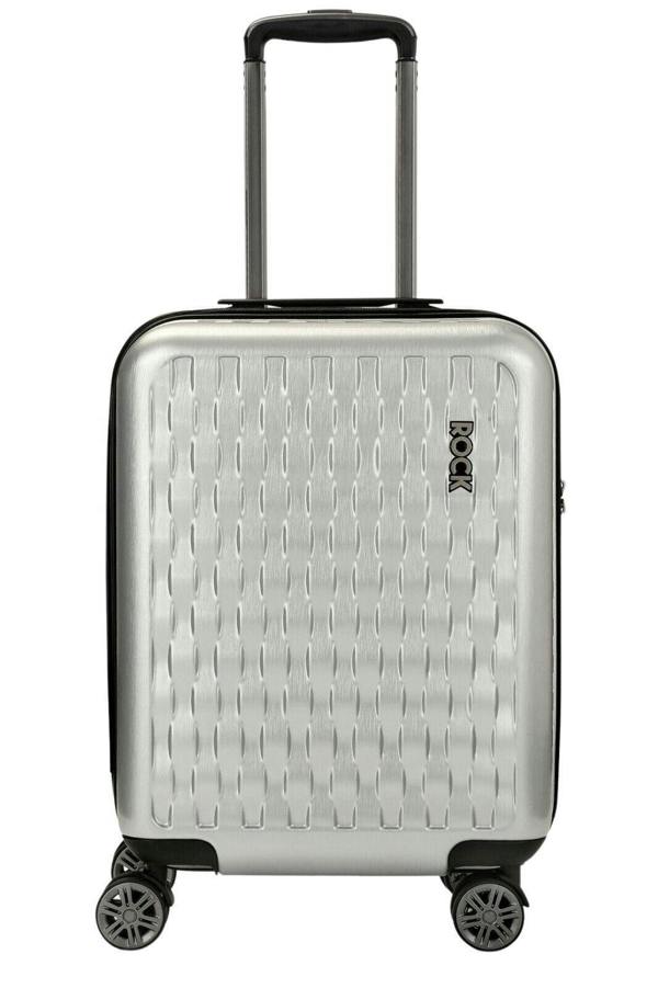 Rock Luggage Hard Shell Suitcase 8 Wheel Luggage Trolley Case Holiday Travel Bag