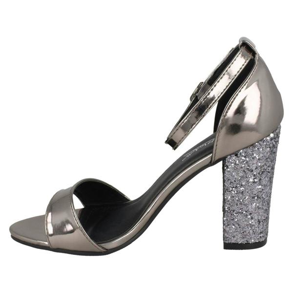 Anne Michelle Ladies Anne Michelle High Chunky Heel Sandals