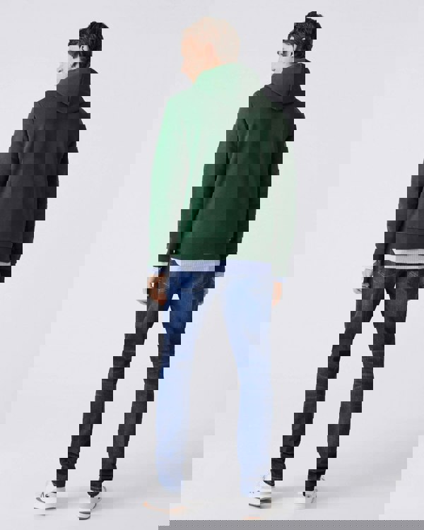 Lacoste Mens Fleece Hoodie - Green 132