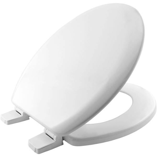 Bemis White Moulded Wood Toilet Seat - White