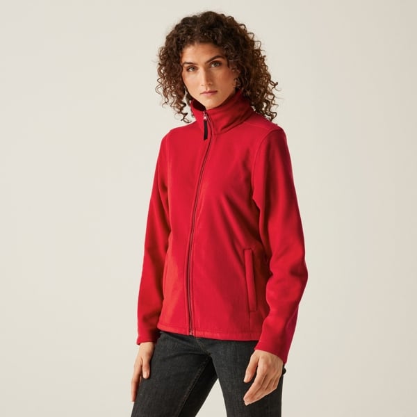 Regatta Women's Microfleece Full Zip Jacket - Classic Red