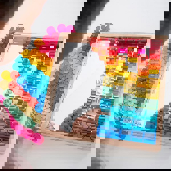 tickit Gem Circle Mirror Tray