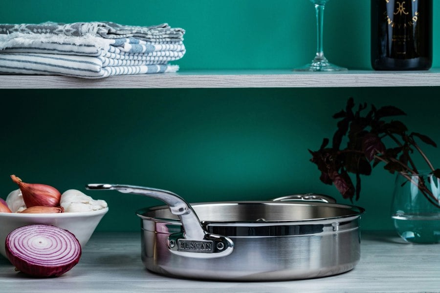 Hestan ProBond Induction Stainless Steel Sauté Pan & Lid - 26cm (3.3L)
