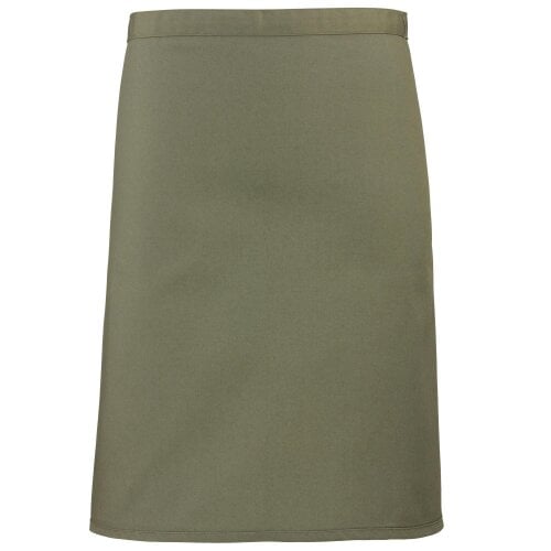 Premier Ladies/Womens Mid-Length Apron - Olive