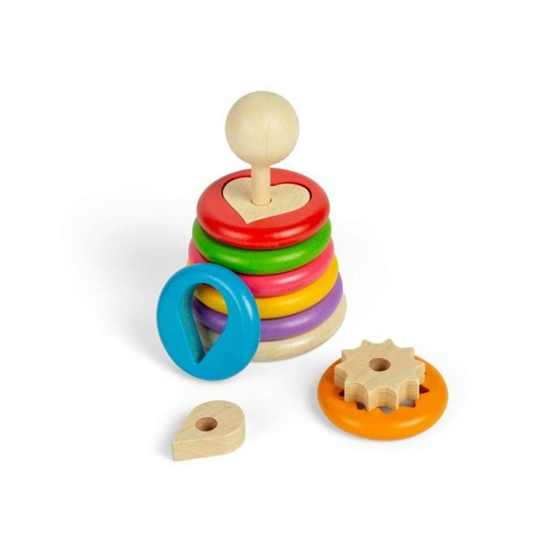 Bigjigs Toys Secret Shape Stacker