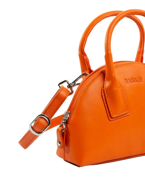 SADDLER GIGI Leather Zip Top Mini Handbag  - Ajustable Strap, Card Holder, Crossbody or Handheld - RFID Protected