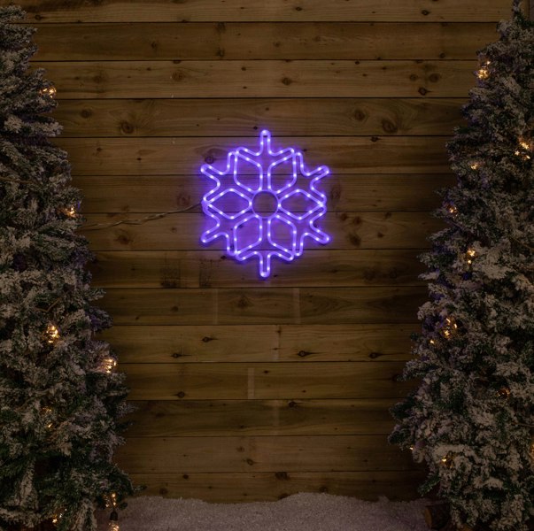 Samuel Alexander 57cm RGB Digital Light up Christmas Snowflake with Remote Control & Timer Function