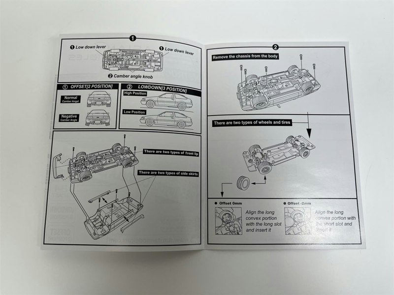 a instruction manual for a car