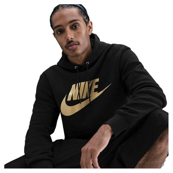 Nike Mens Bold Hoodie - Black/Gold - 