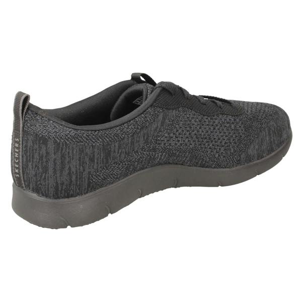 Skechers Ladies Arch Fit Comfort Lace Up Casual Trainers Lavish Wish 104272