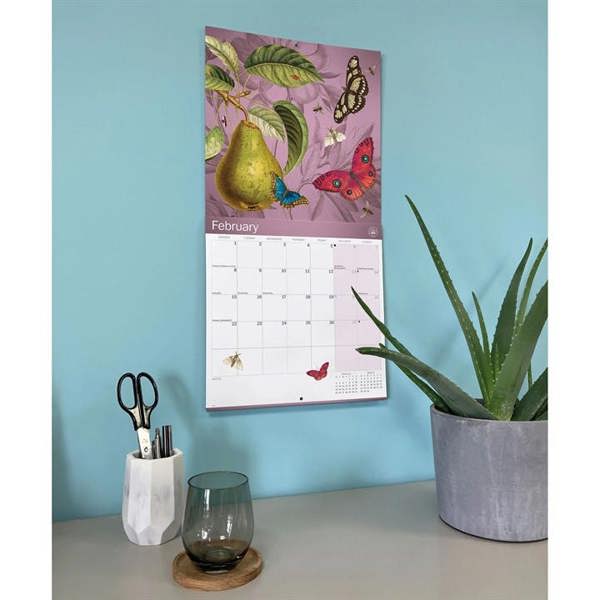 Royal Botanic Gardens, Kew Floral Illustrated Calendar 2027, Wall Calendars, Month To View, Lifestyle, Gift
