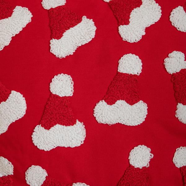 Samuel Alexander 43cm Soft Red Santa Hat Christmas Cushion Decoration