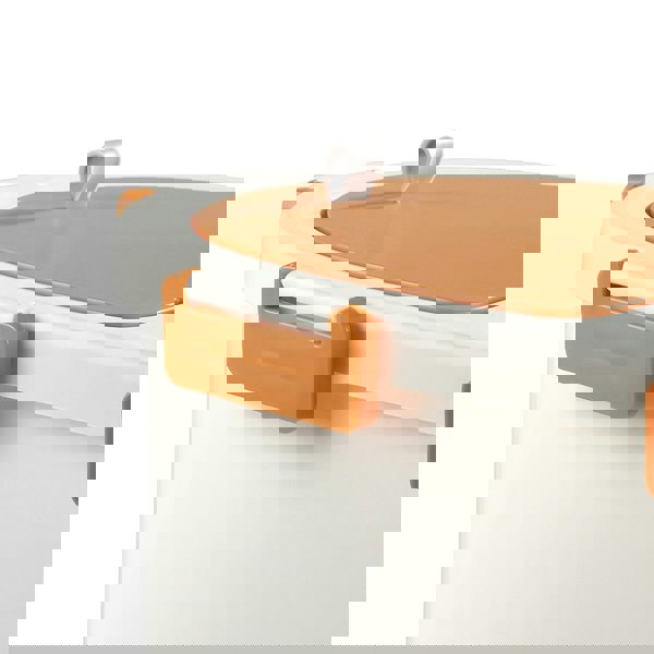 Airtight Flat-Top Pet Food Storage Bin for Dogs and Cats - 4-6kg Capacity Living and Home