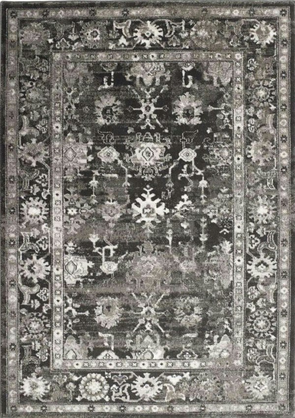 Anatolia Dark Grey Vintage Rug | Elegant & Versatile |
