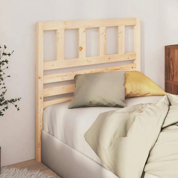 Berkfield Bed Headboard 96x4x100 cm Solid Wood Pine